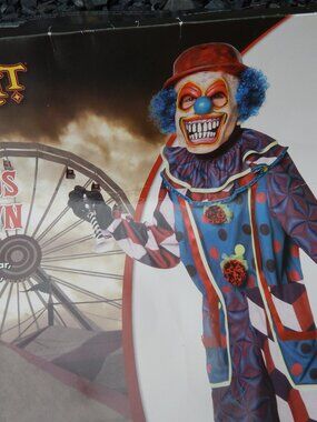 Spirit Store Halloween Circus Clown Kids Costume Medium 8-10 Child NEVER WORN